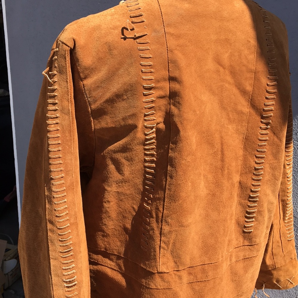Shell 100% suede/100% polyester Coat - Picture 5 of 7
